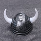 Amosfun Viking Helmet Hat - 3pcs Middle Ages Medieval Viking Age Horned Helmet Costume Party Accessory Ox Horns Hat - Black, Pla