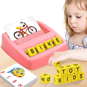 Narrio Educational Toys For 3-5 Year Old Girls Gifts, Matching Letter Game Preschool Abc Learning Toys For Kids Ages 4-8 Years, Christmas Birthday Gifts For Toddler Toys Age 2-4