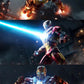 Banobi 7 Inch Ironman Mk17 Action Figure (1/10 Scale) With Lots Of Accessories,Exquisite Painting Collectible Toy