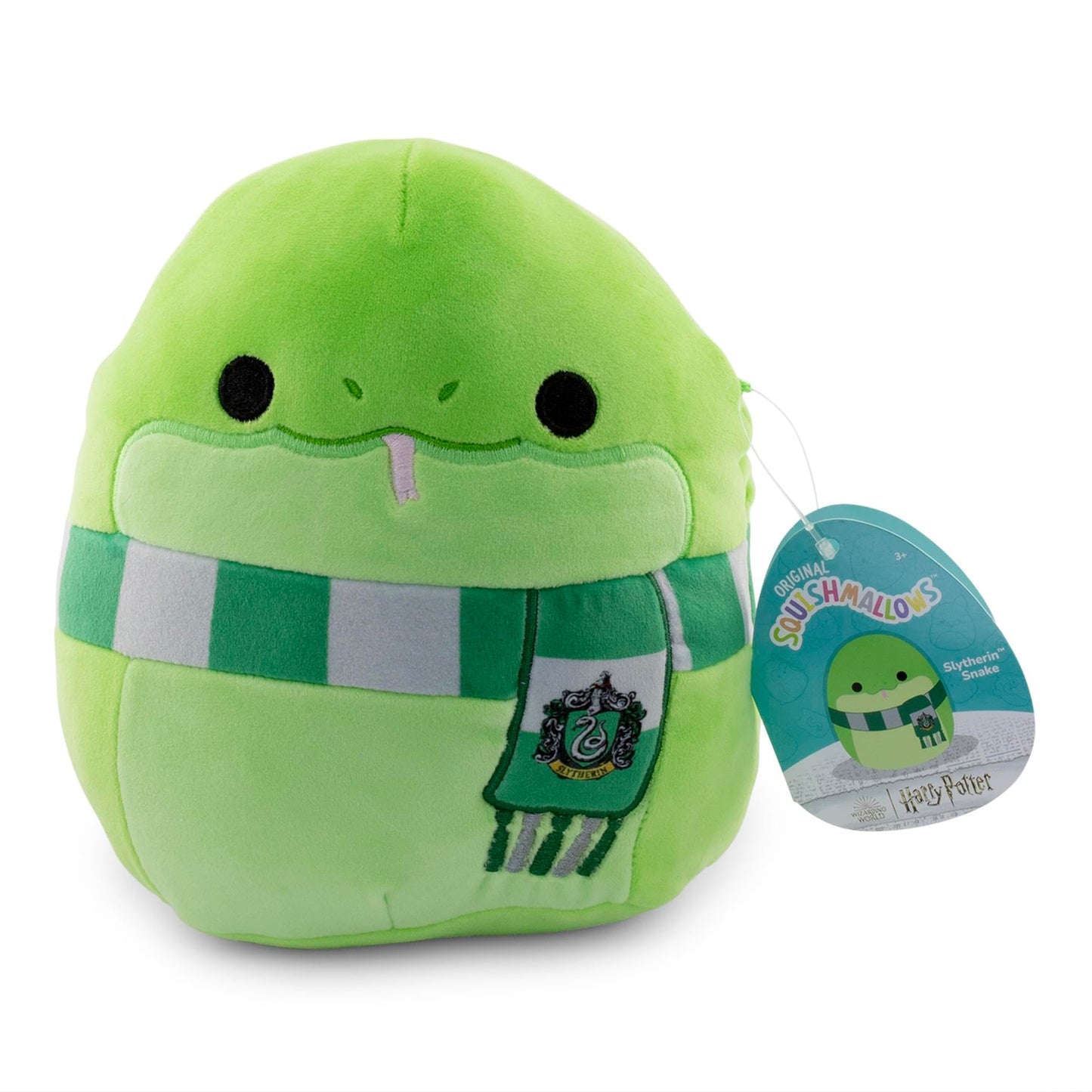 Squishmallows Original Harry Potter 8-Inch Plush - Medium-Sized Ultrasoft Official Jazwares Plush (Snake)