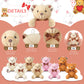 Skylety 16 Pcs Mini Plush Bear Bulk 4 Inch Bear Stuffed Animal Toy Doll Small Soft Keychain For Birthday Baby Shower Wedding Party Favor Decor(Light Brown, Dark Brown, Pink, Beige)