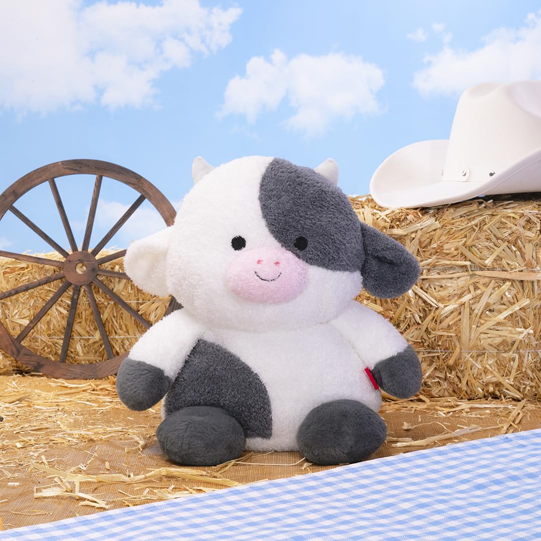 BumBumz 12-Inch Plush Cow Conrad Collectible Stuffed Toy - Special Edition, Polyester Material, from Original Squishmallows