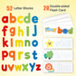 Coogam Read Spelling Learning Toy, Wooden Alphabet Flash Cards Matching Sight Words ABC Letters Recognition Game Preschool Educa