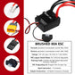 WOAEIUOS 550 Brushed Motor 12T & 80A ESC Brushed Motor ESC & Heatsink Combo for 1/10 RC Truck Car Slash Arrma Granite Senton Typ
