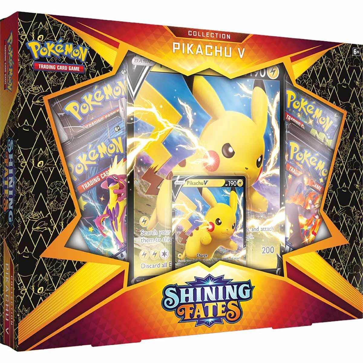 Pokemon Tcg: Shining Fates Collection Pikachu V Box