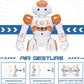 KingsDragon RC Robot Toys for Kids  Gesture & Sensing Programmable Remote Control Smart Robot for Age 3 4 5 6 7 8 Year Old Boys Girls Birthday Gift Present Orange