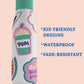 Carson Dellosa We Stick Together 100pc Retro Stickers Aesthetic Vinyl Stickers, Waterproof Flower Stickers, Motivational Sticker