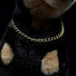 ZHONGXIN MADE 12" Simulation Doberman Stuffed Animal Plush Toy - Black Polyester Puppy for Kids, Ideal Gift for Girls & Boys