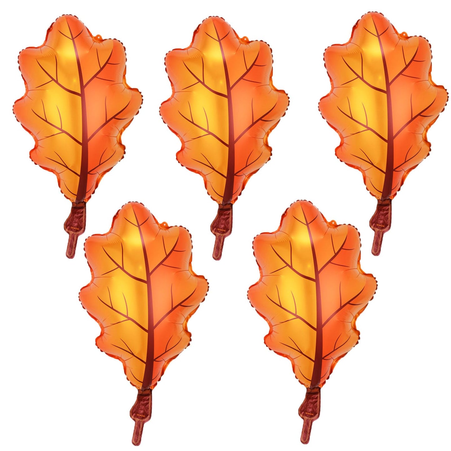 Hadckja Red Leaf Balloons Thanksgiving Balloons Red Leaf Balloons For Fall Harvest Thanksgiving-Themed Party Birthday Party Supp