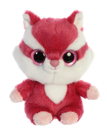 Aurora® Vibrant Yoohoo® Chewoo™ Stuffed Animal - Eye-Catching Display - Whimsical Cuteness - Pink 5 Inches