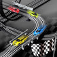 Slot Car Race Track Sets For Boys Kids,Battery Or Electric Race Car Track With 4 High-Speed Slot Cars And 2 Hand Controllers,Dual Racing Game Lap Counter Circular Overpass Track Toys Age 6 7 8-12