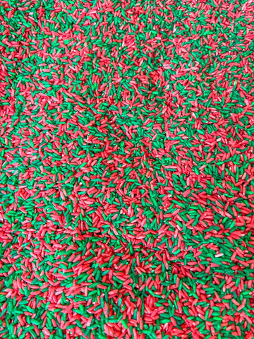 Sensory-N-Stuff Sensory Bin Filler For Sensory Table - Colored Rice For Sensory Play (Christmas Rg)