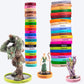 Monster Protectors Flexible Status Effect Markers - 120 Rings for DND & RPG - Large Silicone - 24 Conditions, Easy Slides
