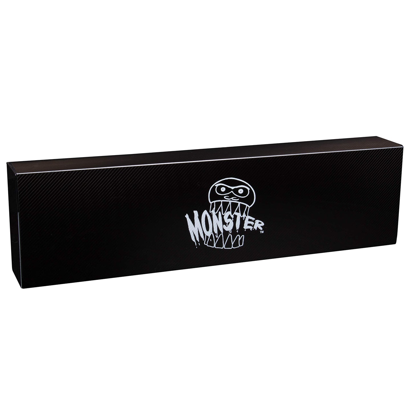 Monster Protectors Magnetic Five Deck Box - Black, Holds 375 Gaming Tcgs, Self-Locking Closure, Compatible W Standard & Smaller Size Gaming Trading Cards, Removable Construction