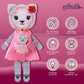 qollorette Kitty Felt Sewing Kit for Kids - DIY Craft, Beginner Sewing, Fabric Toy