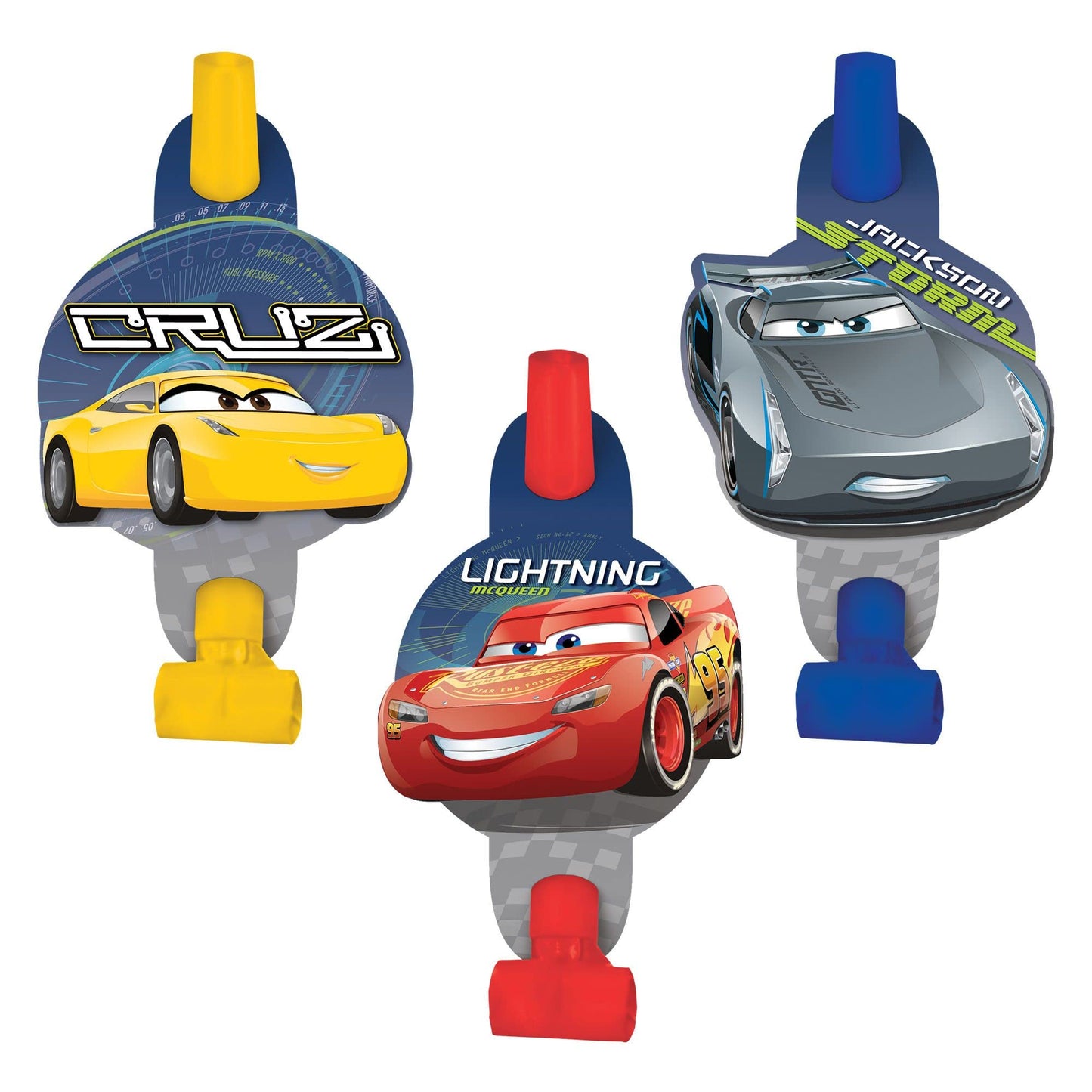 Disney Cars 3 Party Blowouts - 5, 8 Pcs