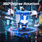 Deerc Transform Remote Control Car,2.4Ghz Robot Rc Cars,1:18 Scale Police Car Toy One-Button Deformation & 360 Rotating Drifting