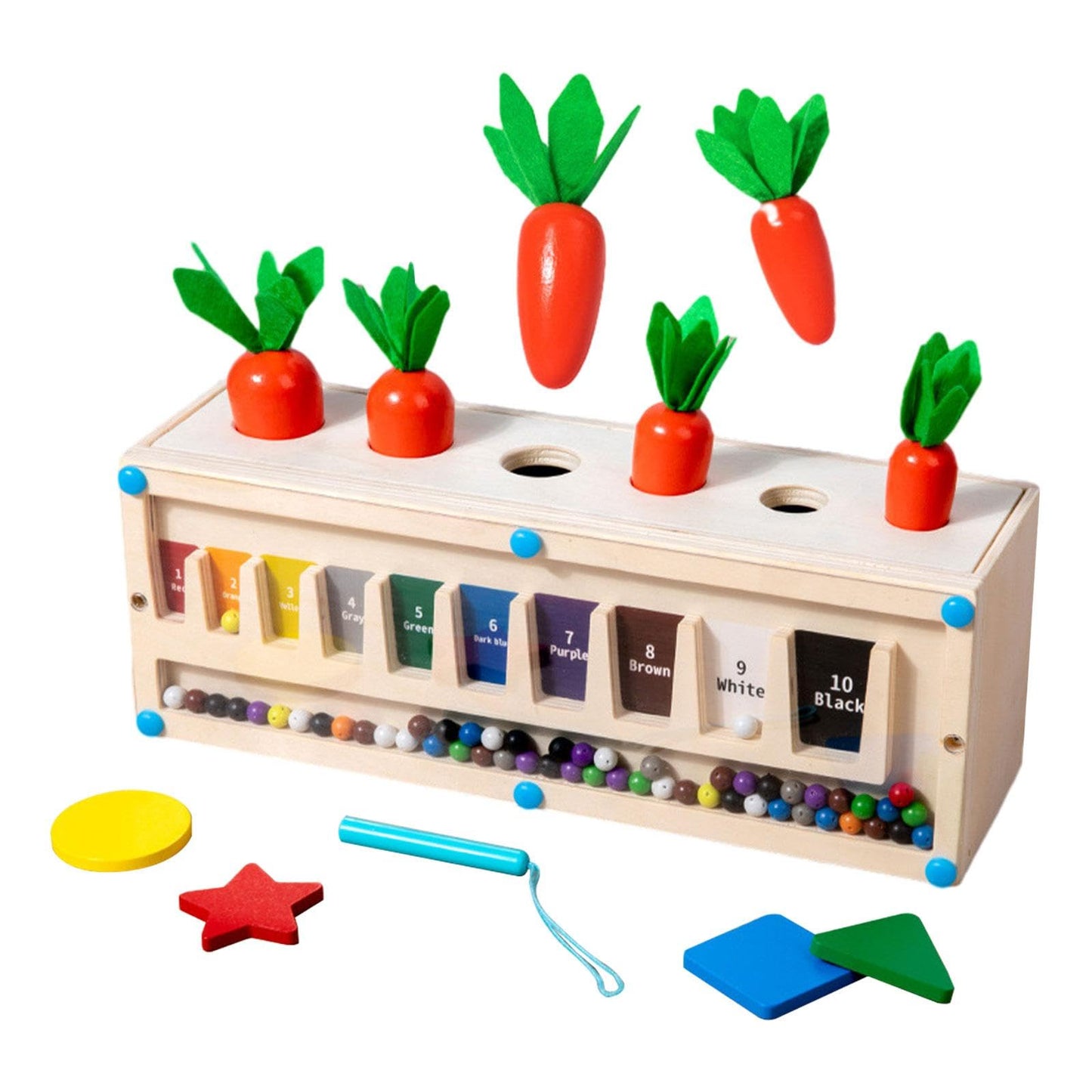 Loom Tree 3 In 1 Montessori Toy Early Learning Holiday Puzzle Toy Multifunctional | Toys For Baby | Developmental Baby Toys