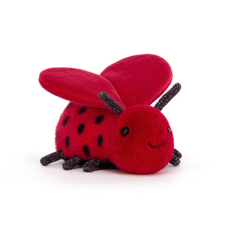 Jellycat Loulou Love Bug Stuffed Animal, 5 Inches | Insect & Bug Plush Toy | Classic Children'S Gift | Valentine'S Day Gift