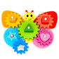 Wooden Toys - Montessori Toys For 2 Year Old Girls And Boys - Toddler Puzzles - Shape Sorting Matching Gear Game - Educational T