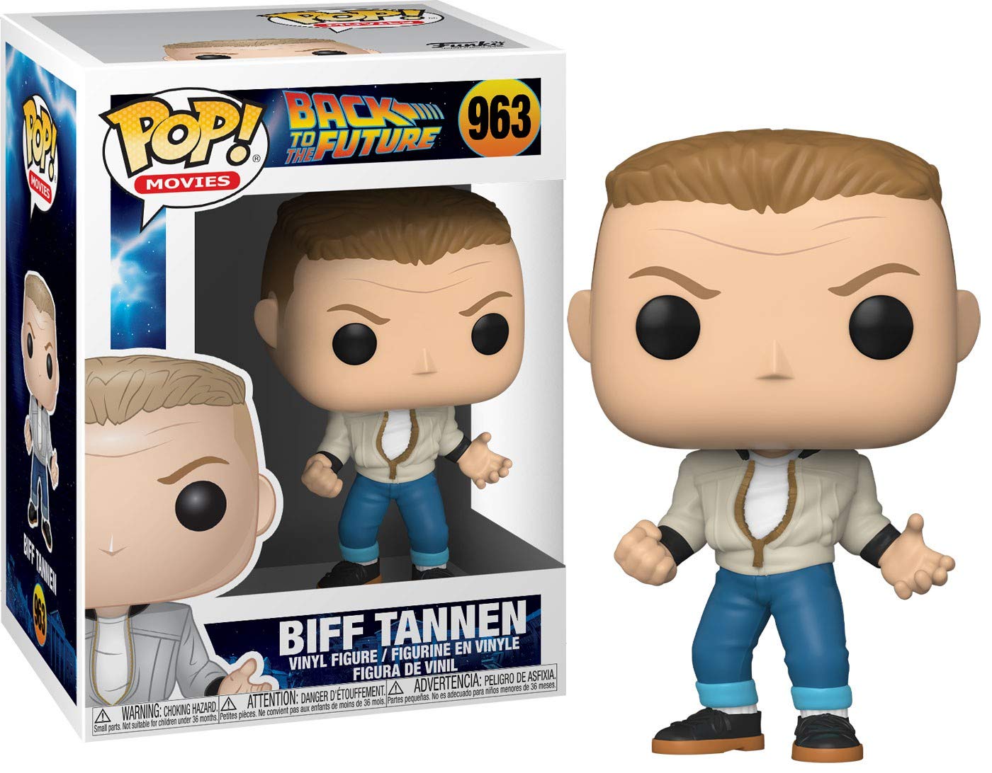 Funko Pop! Movies Biff Tannen Vinyl Figure - 3.75 inches, Multicolor, Model 48515