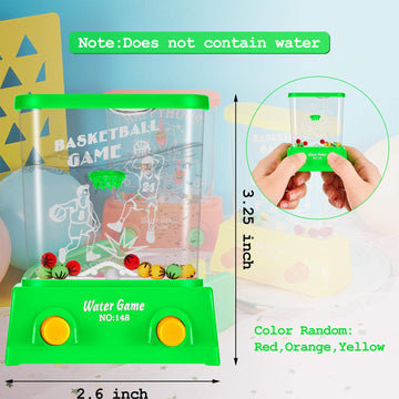 Sumind Handheld Water Game Arcade Water Ring Game Mini Water Tables For Beach Toys Party Retro Pastime, Random Colors (Without Water)…