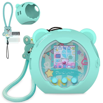 XEGIMOR Silicone Cover Case for Punirunes Interactive Digital Toy Squishy Characters Pet, Screen Protector for Punirunes Virtual