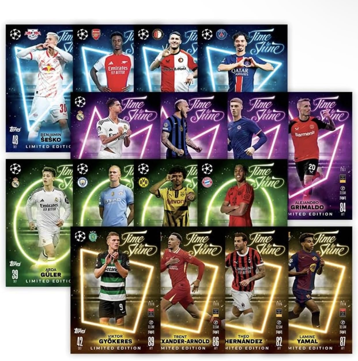 Match Attax 2024/25 Mega Tin - New Collectors Tin 24/25 Topps 1 Random Mega Tin With Exclusive Limited Edition Soccer Cards 2024