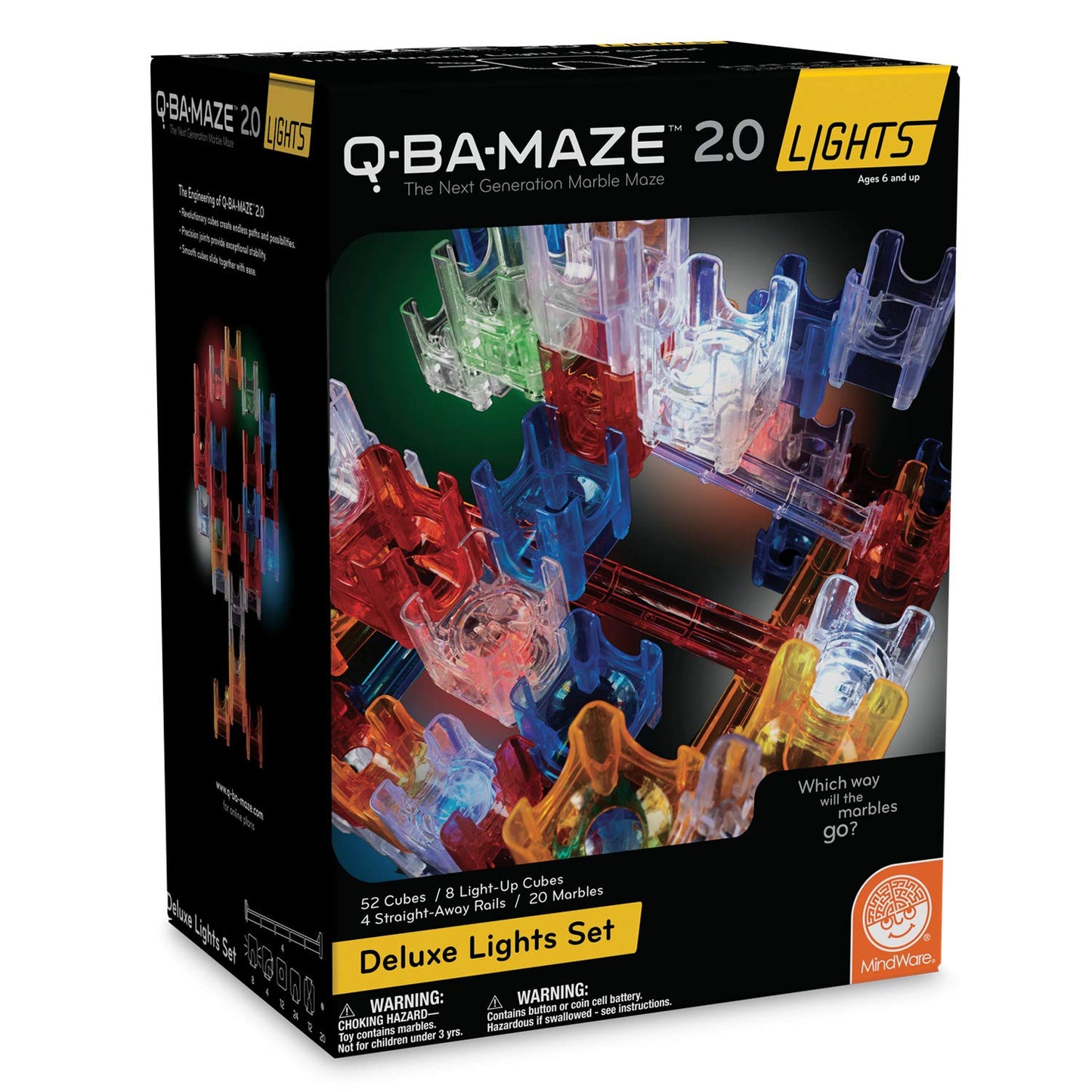 Q-BA-Maze 2.0 Lights: (Deluxe Set)