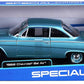 Maisto 1:18 Scale Diecast 1962 Chevy Bel Air Vehicle - Blue, Model 31641