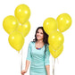 Treasures Gifted Solid Mustard Yellow Balloons - Opaque Light Yellow Balloons Bulk - Neon Yellow 12 Inch Balloons, Matte Balloon