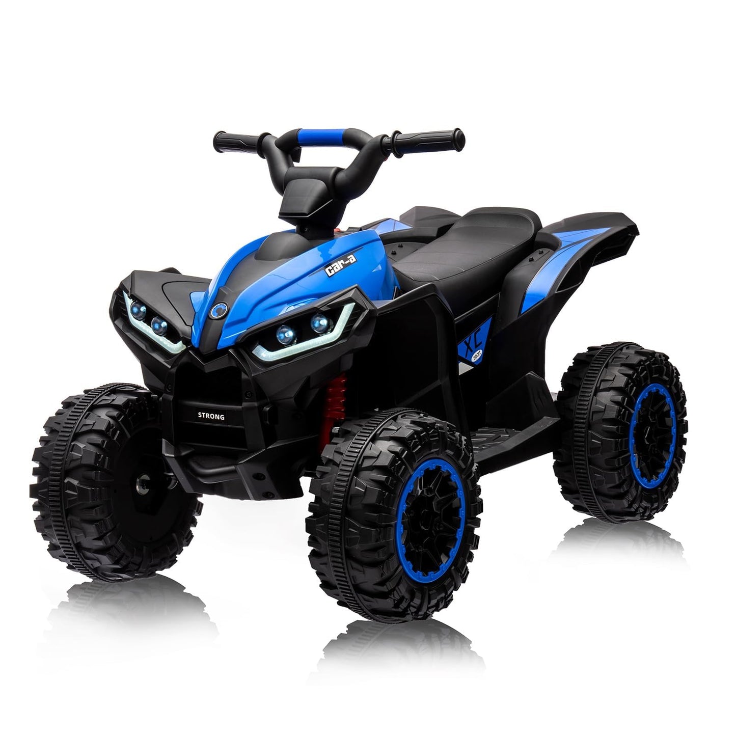 12V 4 Wheeler Battery Powered Ride On Atv For Kids - Electric Car Truck With Remote Control, High/Low Speeds, Music, Horn, Led L