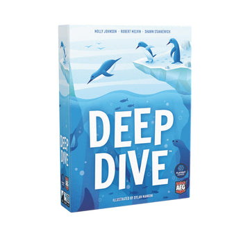 Aeg & Flatout Games | Deep Dive - A Push Your Luck Game For The Whole Family | From The Creators Of Point Salad | Easy To Learn | Quick To Play | Adorable Penguin Meeples | Ages 10+ | 1-6 Players