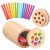 Montessori Toys for 1-3 Year Old,Color Sorting & Fine Motor Skills Preschool Learning Activities,Wooden Sensory Toys for Toddler