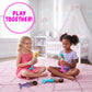 Kiddie Play Mermaid Toys - 4 Pc Wind-Up Mermaid Dolls Bath and Pool Swim Toys for Kids Toddlers, Mermaids Gifts for Girls