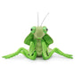 ZHONGXIN MADE Simulation Chinese Big decorative replica blade Mantis Plush Toy  Soft Mantis Stuffed Animal  14 inch Soft Toy for Kids (Big Green Mantis 2)