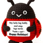 WEYON Coworker Secret Santa Gift - Mini Crochet Ladybug Plush with Story Card, Handmade 4, Lucky Bug, Office Desk Decor, Stockin