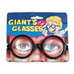 Loftus Nerd Glasses - Thick-Framed, Googly-Eyed, Unisex, All Ages, Plastic, Non-Foldable, Joke Glasses