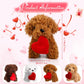 Syhood 20 Pcs Mini Plush Dogs 4.72 Inches Puppy Dog With Filled Heart And Keychain Cute Stuffed Animal Soft Toy Party Favor For Christmas Valentine Goodie Bag Birthday Party Gift, 4 Colors