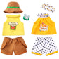 Set Of 2 Cute Shirt Or Skirt Teddy Bear Clothes Outfit Fits Most 14'' - 18'' Bear Plush Stuffed Animal Outfit Build A Bear Doll 