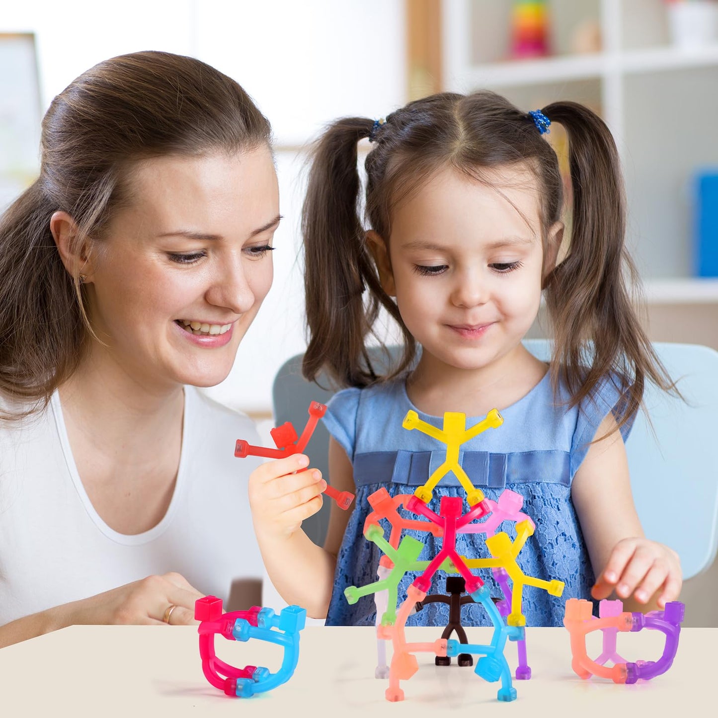 6 Pcs Magnetic Travel Toys For Kids, Creative, Portable And Educational, Magnetic-People-Magnet-Men: Cute Robot & Funny Magnets,