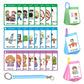 Chefan 120 Pcs Autism Communication Cards For Speech Delay Non Verbal Children And Adults, Special Needs Visual Aid Language Learning Cue Cards Special Ed Feelings Emotions Flash Cards