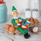 Elf On The Shelf Elf Mates | Christmas Elf | Elf On The Shelf Accessories, Elf On The Shelf Props (Deluxe Chef, Brown Eyes)