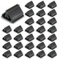 Maitys 30 Pieces Game Card Stands Plastic Card Stands Diy Board Games Stand For Game Party Favor (Black)