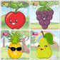 ABYZ Wooden Jigsaw Puzzle  Fruits | Apple, Pineapple, Grapes, Pear| Playset for Fun Educational & Little Explorers  9Pieces &