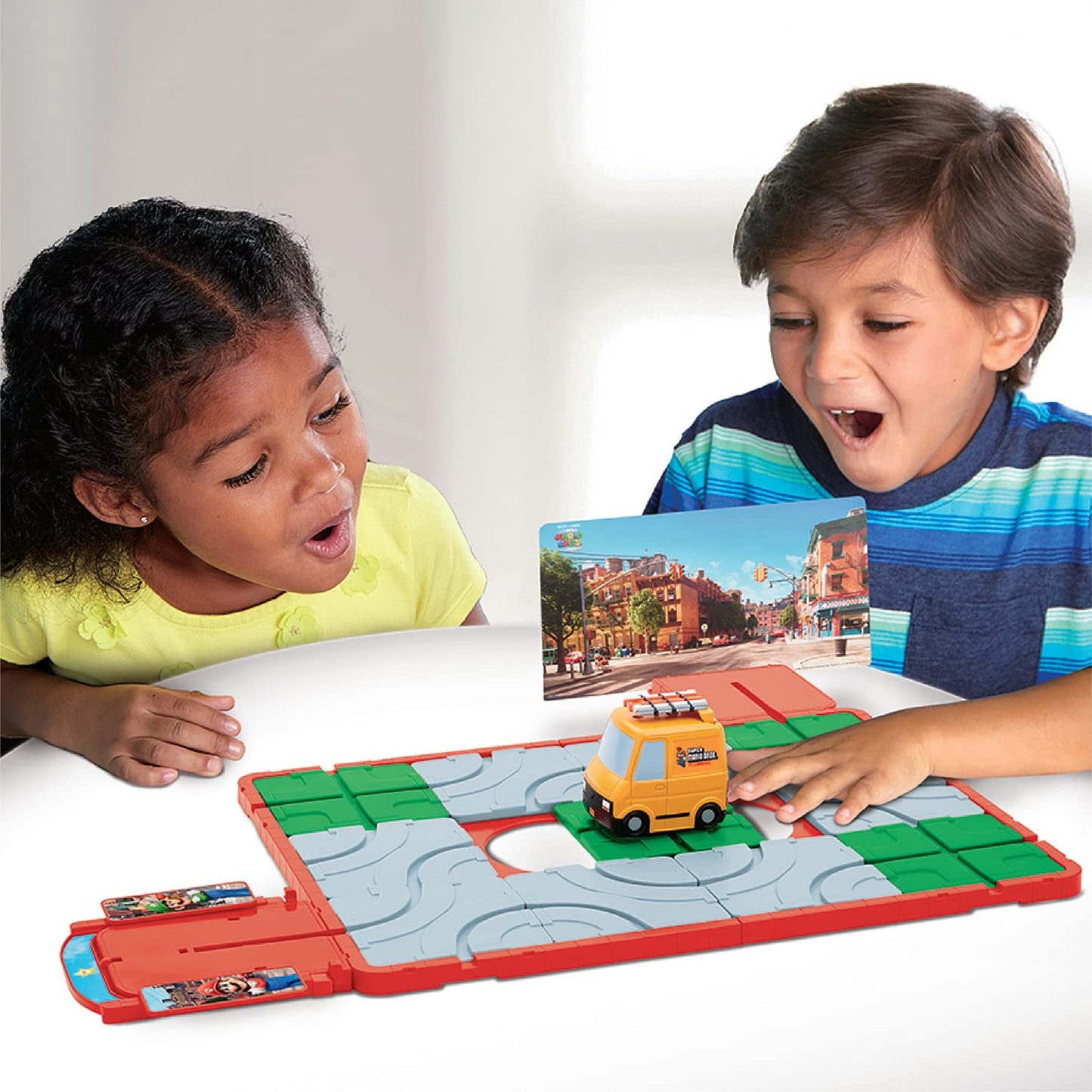 Epoch Games Super Mario Route 'N Go - Tabletop Skill And Action Game For 1-2 Players - A Fast-Paced Game Of Skill And Strategy