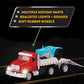 Driven by Battat - Micro Flatbed Truck - Toy Truck with Trailer & Miniature Toy Tractor For Kids Aged 3+ (2Pc)