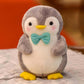 Ruzucoda Stuffed Penguin Plush Ocean Animals Toys Dolls Decorations Gifts For Kids Boys Girls 10 Inches (Blue)