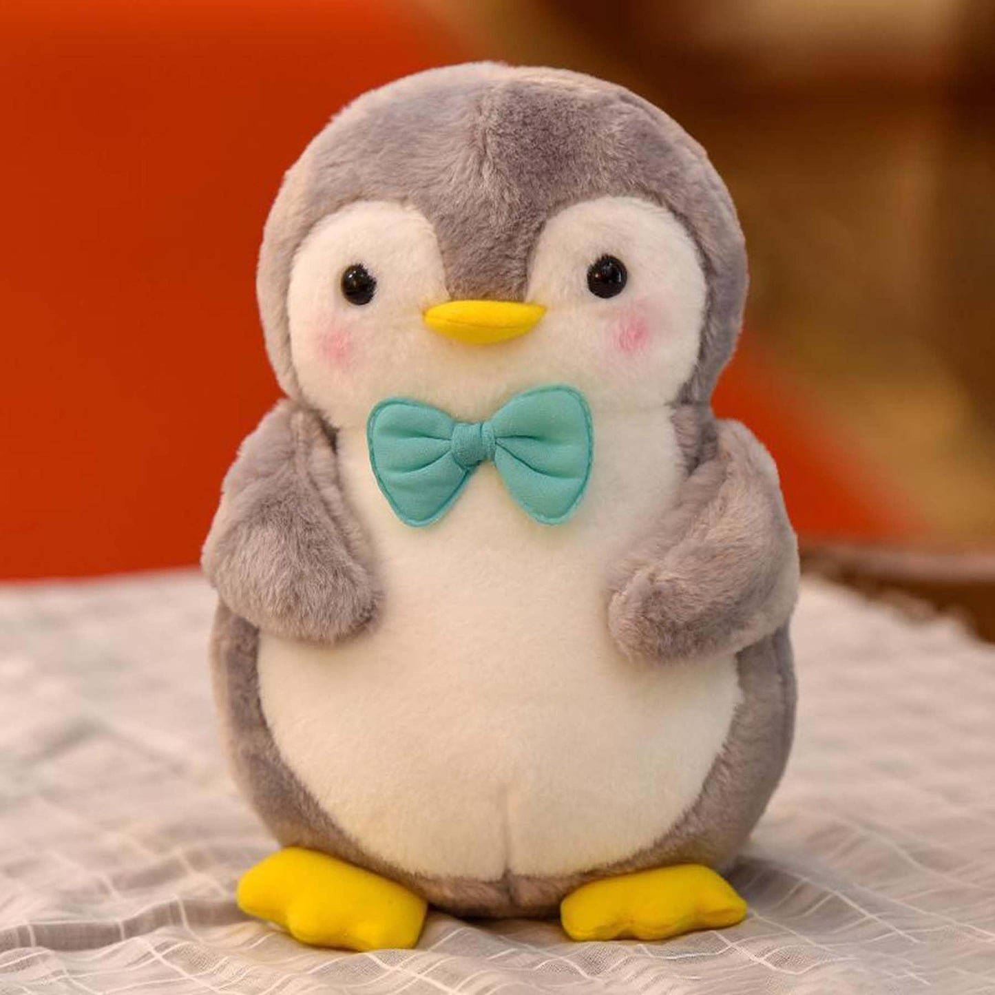 Ruzucoda Stuffed Penguin Plush Ocean Animals Toys Dolls Decorations Gifts For Kids Boys Girls 10 Inches (Blue)