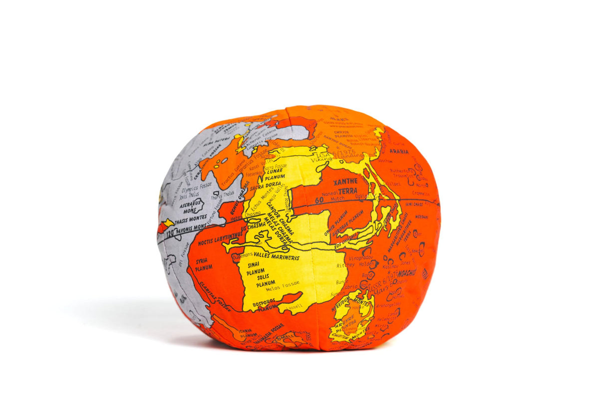 Mars Huggaplanet | The Original Soft & Huggable Red Planet | 400 Places Labeled | For All Ages | Kids, Teens, Adults, Teachers
